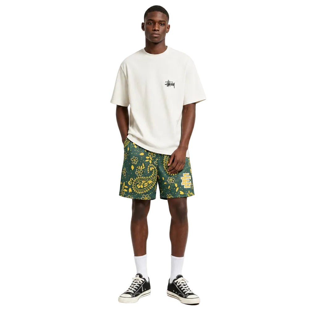 Eric Emanuel EE Basic Short Green Paisley - AFewVibe