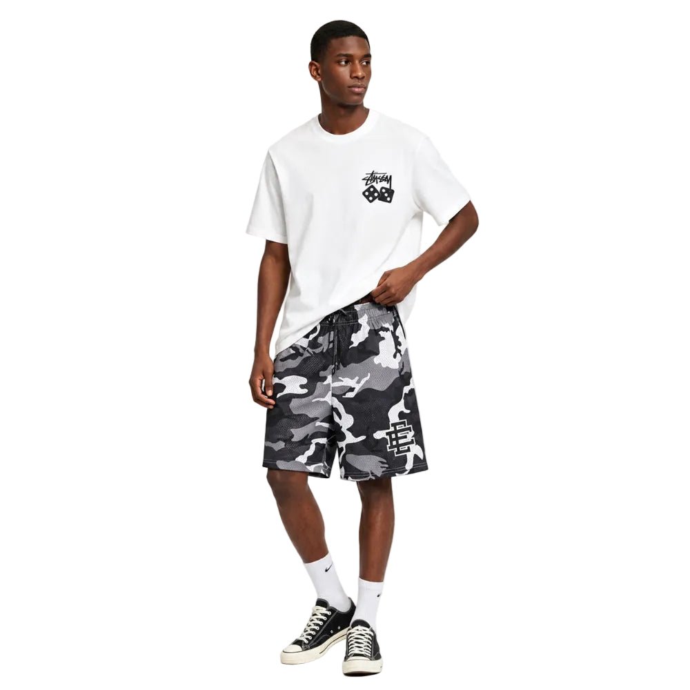 Eric Emanuel EE Basic Short White Black Camo - AFewVibe