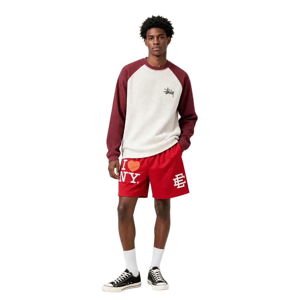 Eric Emanuel EE I Love New York Short Red White - AFewVibe