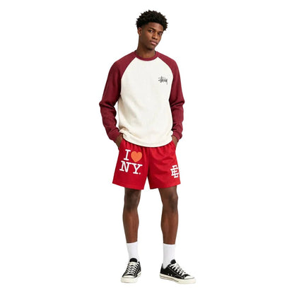 Eric Emanuel EE I Love New York Short Red White - AFewVibe