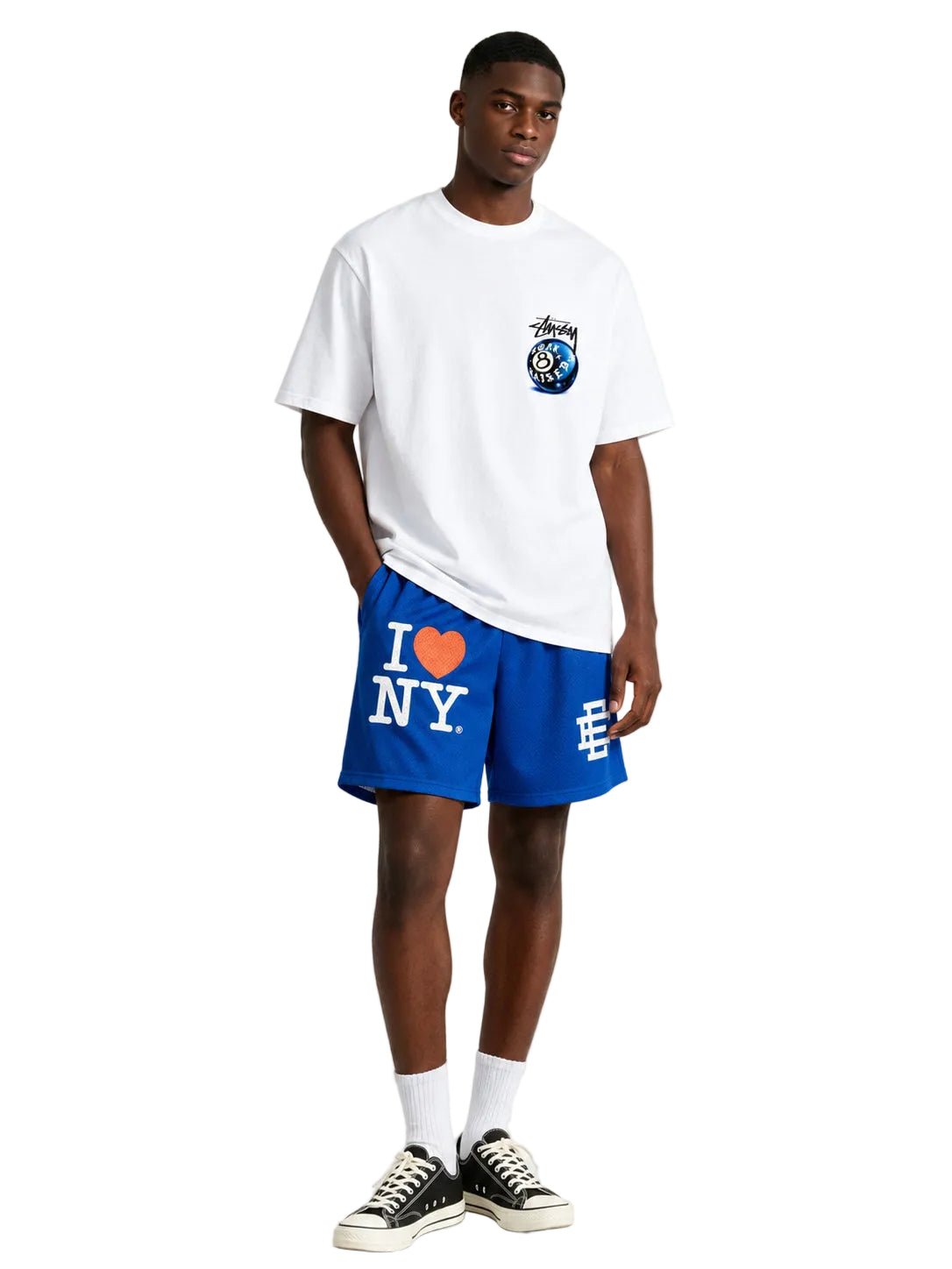 Eric Emanuel EE I Love New York ショーツ パンツ Eric Emanuel EE I Love New York Short Royal Blue White – AFewVibe