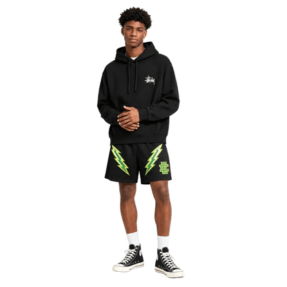 Eric Emanuel EE Short Black Green Bolt - AFewVibe