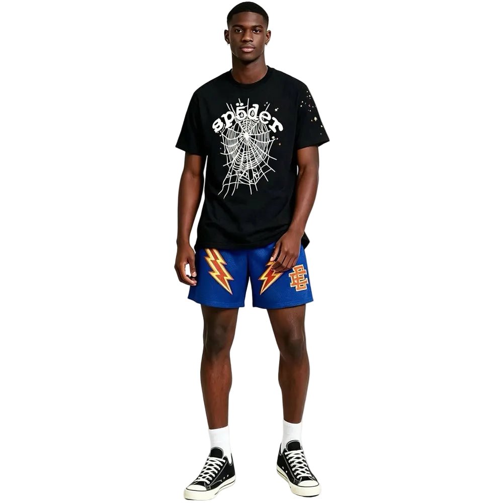 Eric Emanuel EE Short Blue Red Bolt - AFewVibe