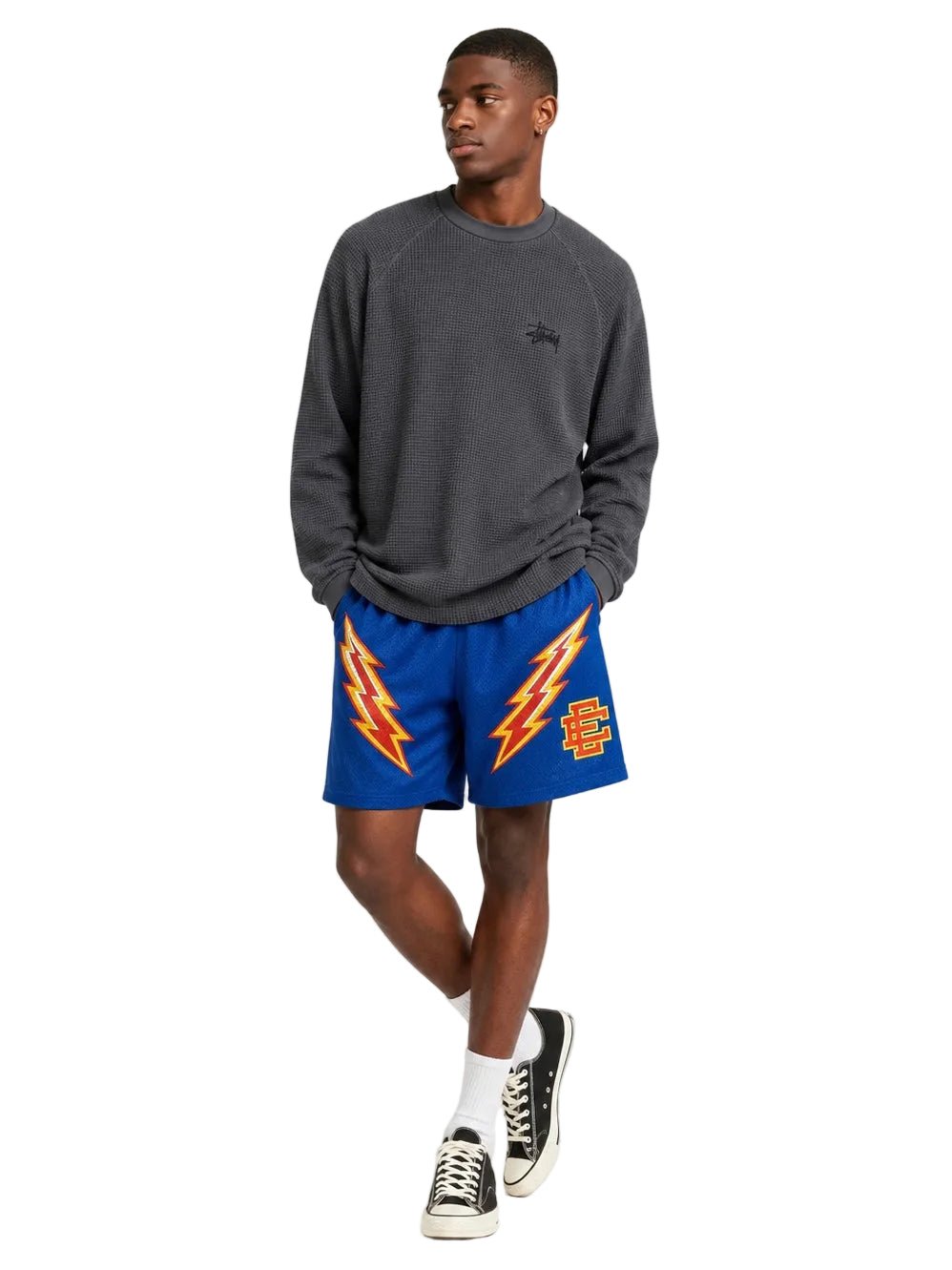 Eric Emanuel EE Short Blue Red Bolt - AFewVibe
