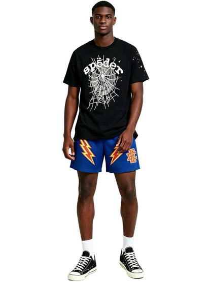 Eric Emanuel EE Short Blue Red Bolt - Afewvibe