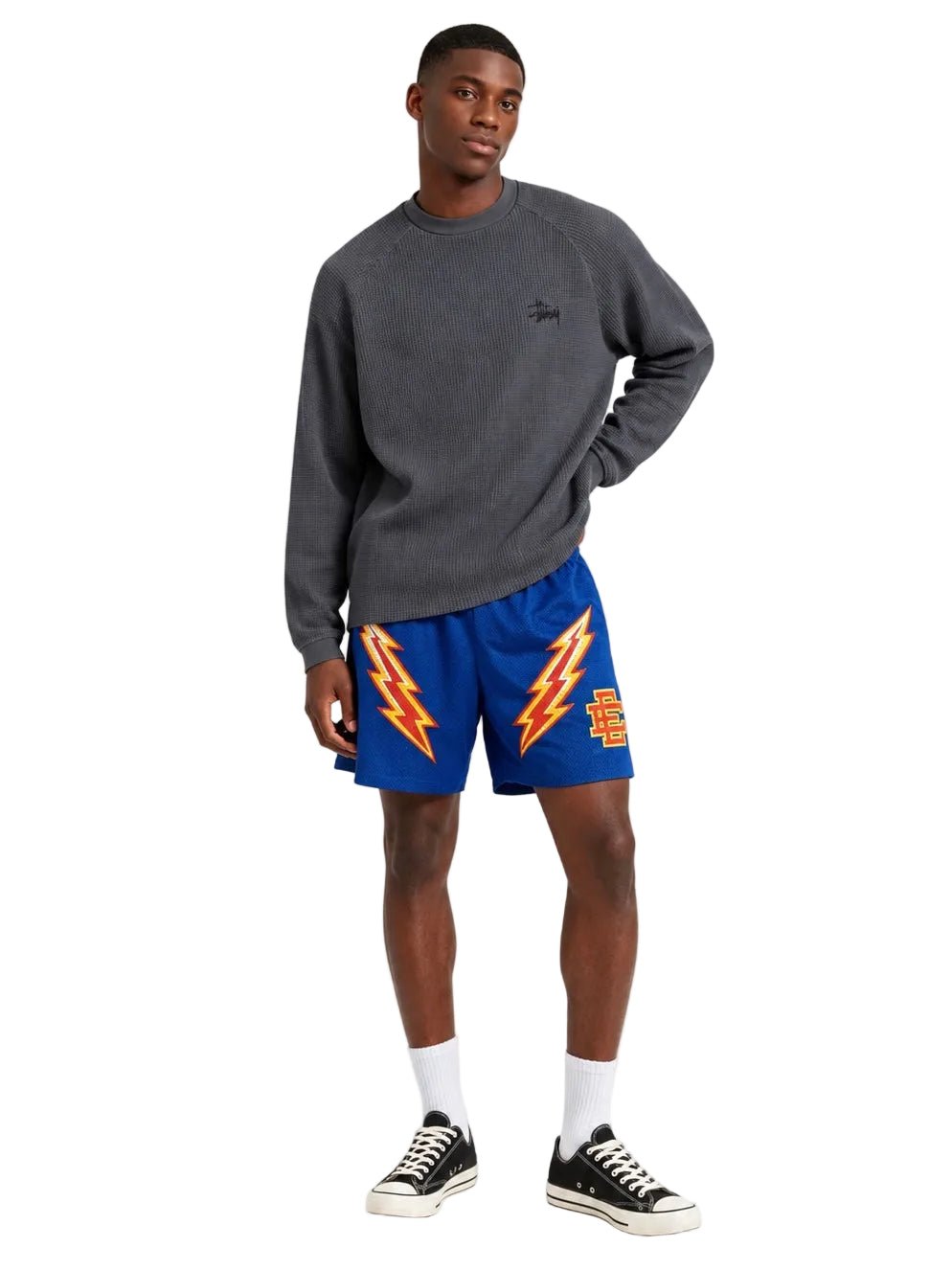 Eric Emanuel EE Short Blue Red Bolt - AFewVibe