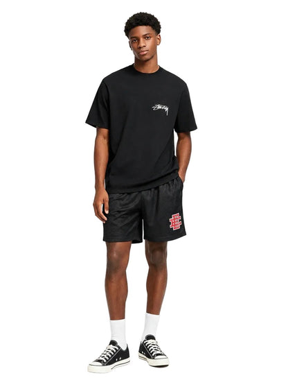 Eric Emanuel Men's Glitter Valentine's Basic Shorts Black - AFewVibe