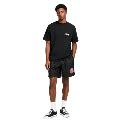 Eric Emanuel Men's Glitter Valentine's Basic Shorts Black - AFewVibe