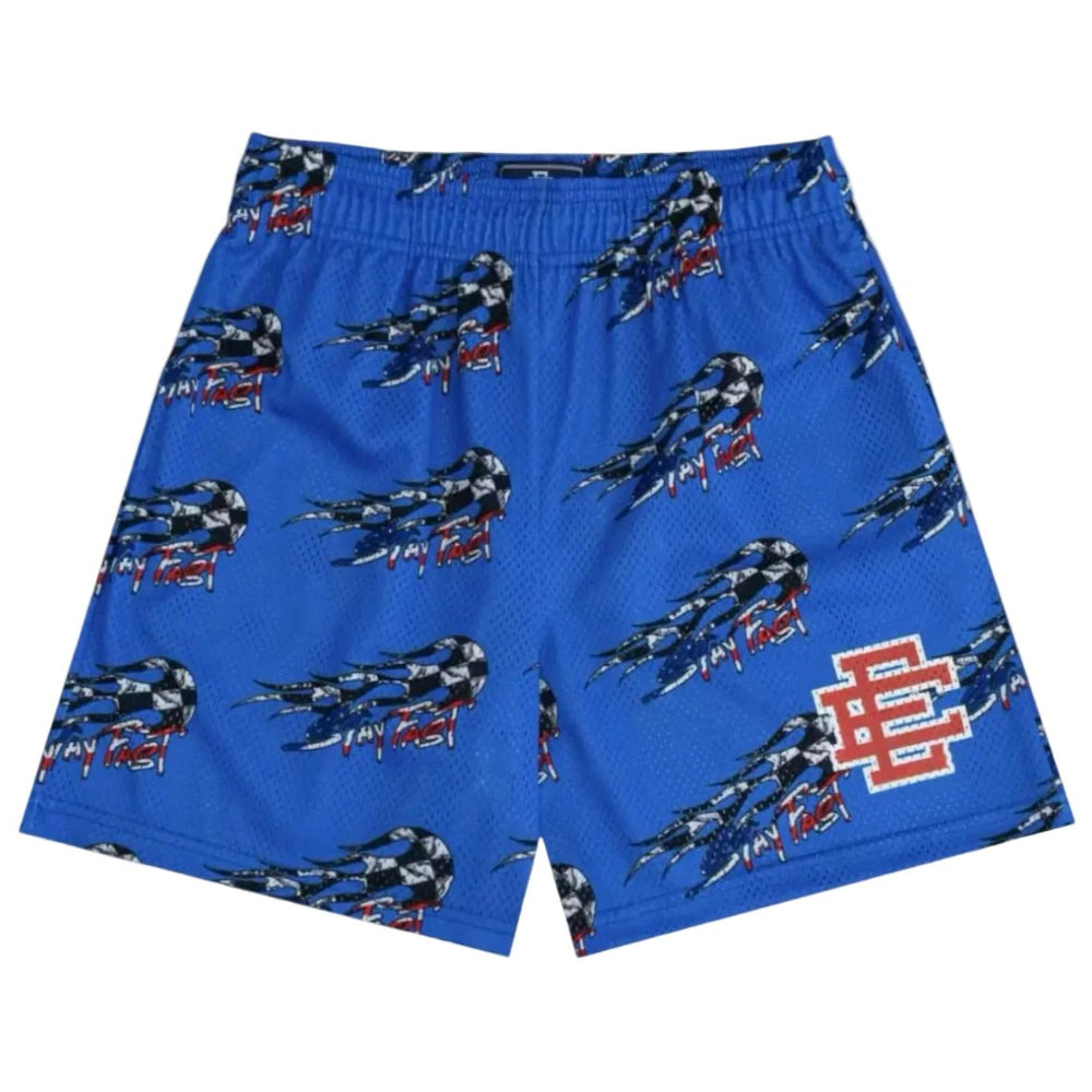 Eric Emanuel x Matty Boy EE Basic Core Short Blue - AFewVibe