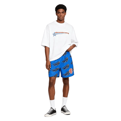 Eric Emanuel x Matty Boy EE Basic Core Short Blue - AFewVibe