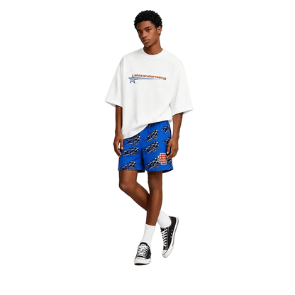 Eric Emanuel x Matty Boy EE Basic Core Short Blue - AFewVibe