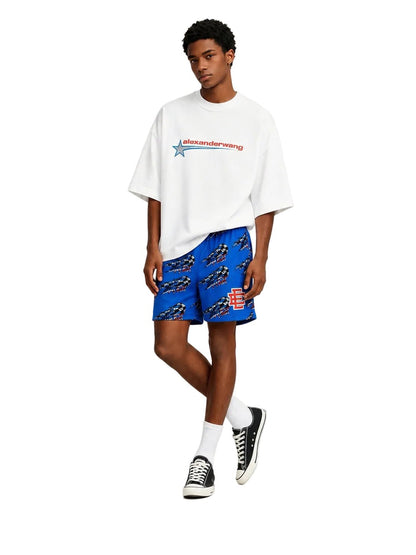 Eric Emanuel x Matty Boy EE Basic Core Short Blue - AFewVibe