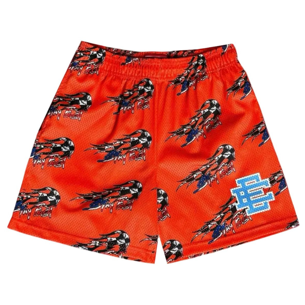 Eric Emanuel x Matty Boy EE Basic Core Short Red - AFewVibe