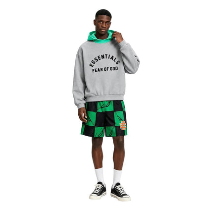 Eric Emanuel x Matty Boy EE Shorts 99 Eyes Slime Orange - AFewVibe