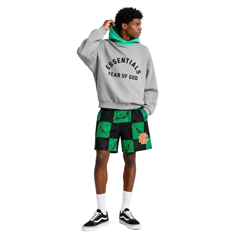 Eric Emanuel x Matty Boy EE Shorts 99 Eyes Slime Orange - AFewVibe