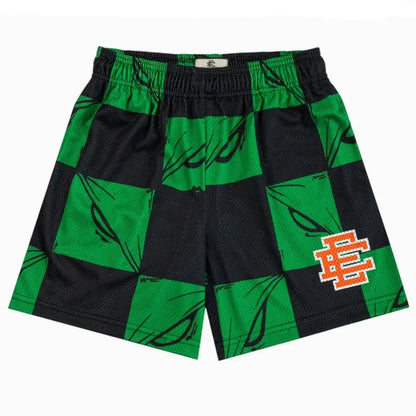 Eric Emanuel x Matty Boy EE Shorts 99 Eyes Slime/Orange - Afewvibe