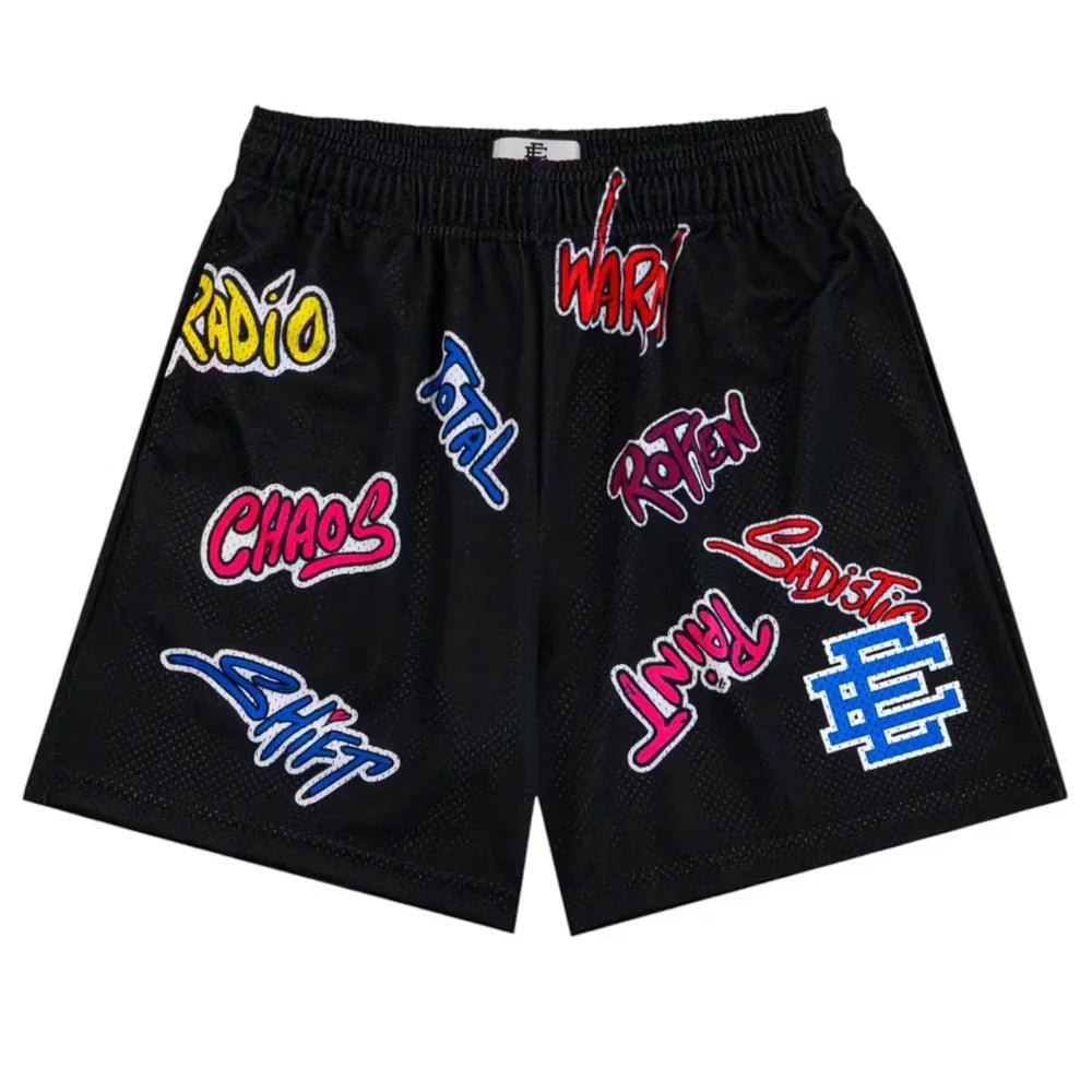 Eric Emanuel ショーツ Eric Emanuel x Matty Boy EE Shorts Black/Blue – AFewVibe