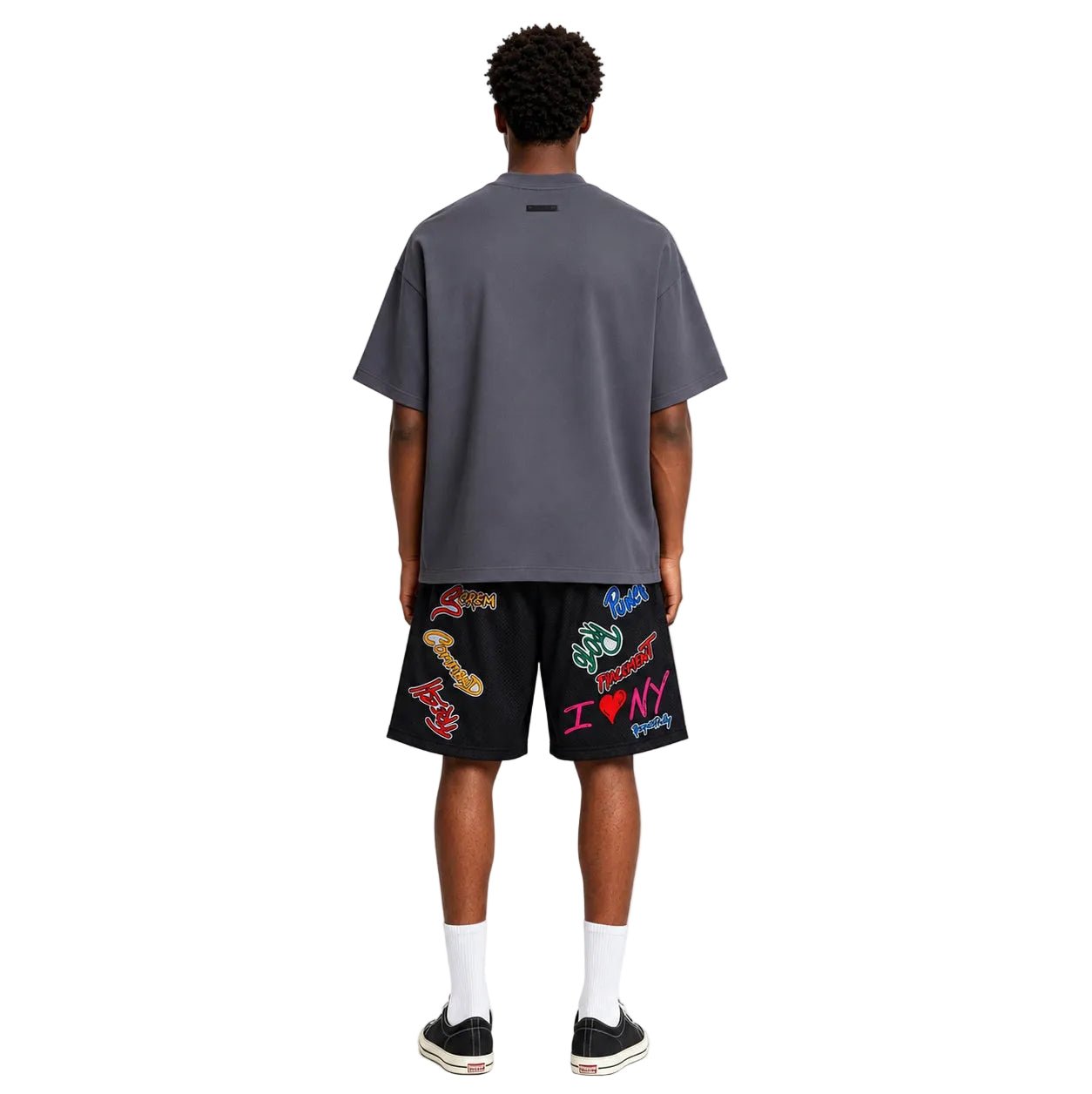 Eric Emanuel x Matty Boy EE Shorts Black/Blue – AFewVibe