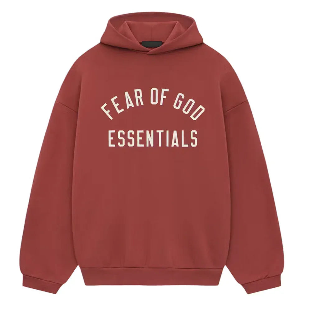 Fear of God Essentials Fleece Hoodie
Crimson