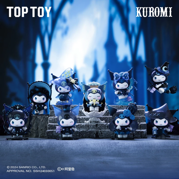 MIniso TOPTOY Kuromi Witch's Festival Series Blind Box Halloween Trendy Play Girls Gift Figure