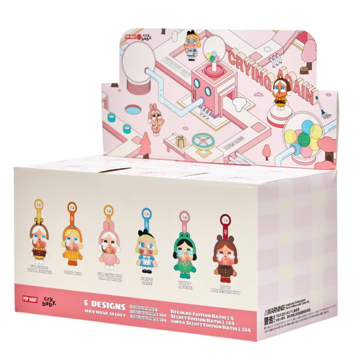 Pop Mart CryBaby Crying Again SeriesVinyl Face push Sealed Case(6 BlindBox)