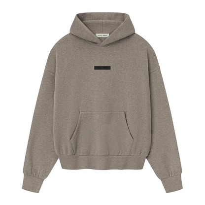 Fear of God Essentials Classic Fit Fleece Hoodie Homestead Heather