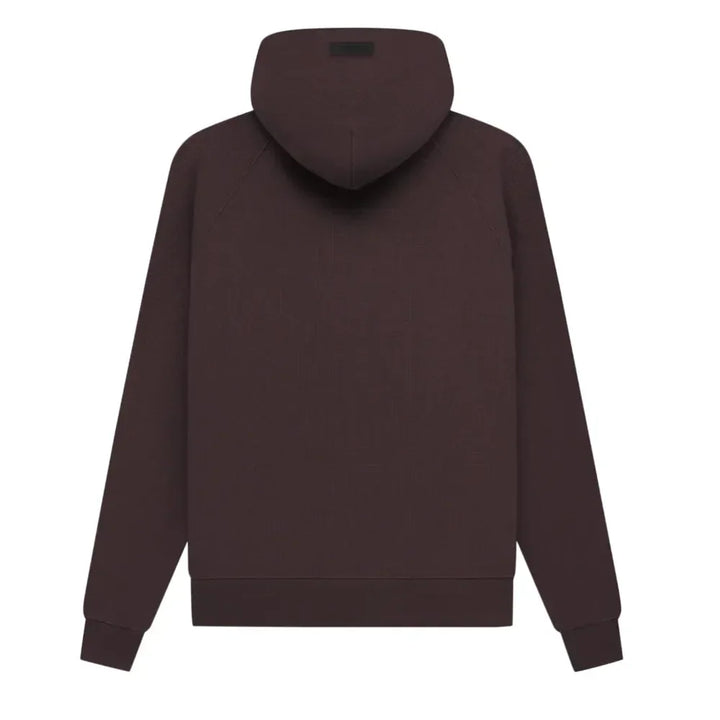 Fear Of God Essentials Waffle Raglan Hoodie Plum - AFV Clothes