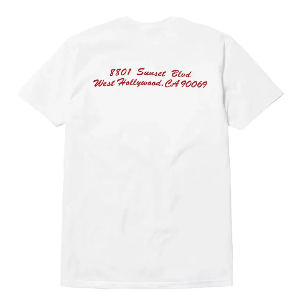 Supreme West Hollywood Box Logo Tee White - AFV Clothes