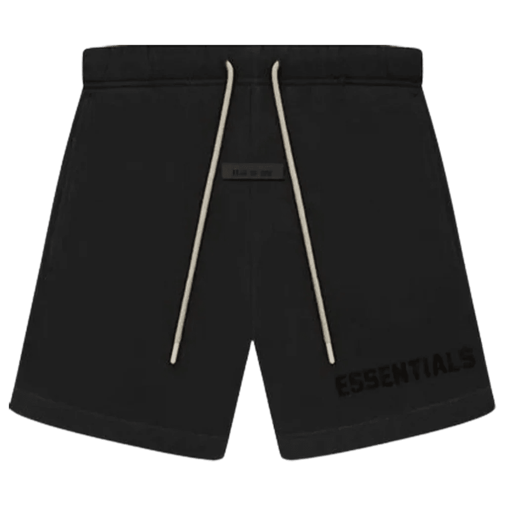 Fear of God Essentials Black Collection Sweatshort Jet Black - Afewvibe