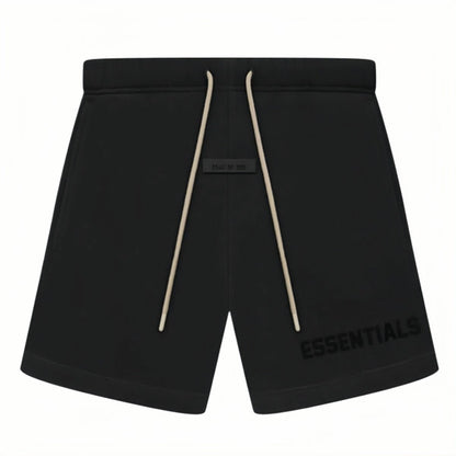 Fear of God Essentials Black Collection Sweatshort Jet Black - AFewVibe