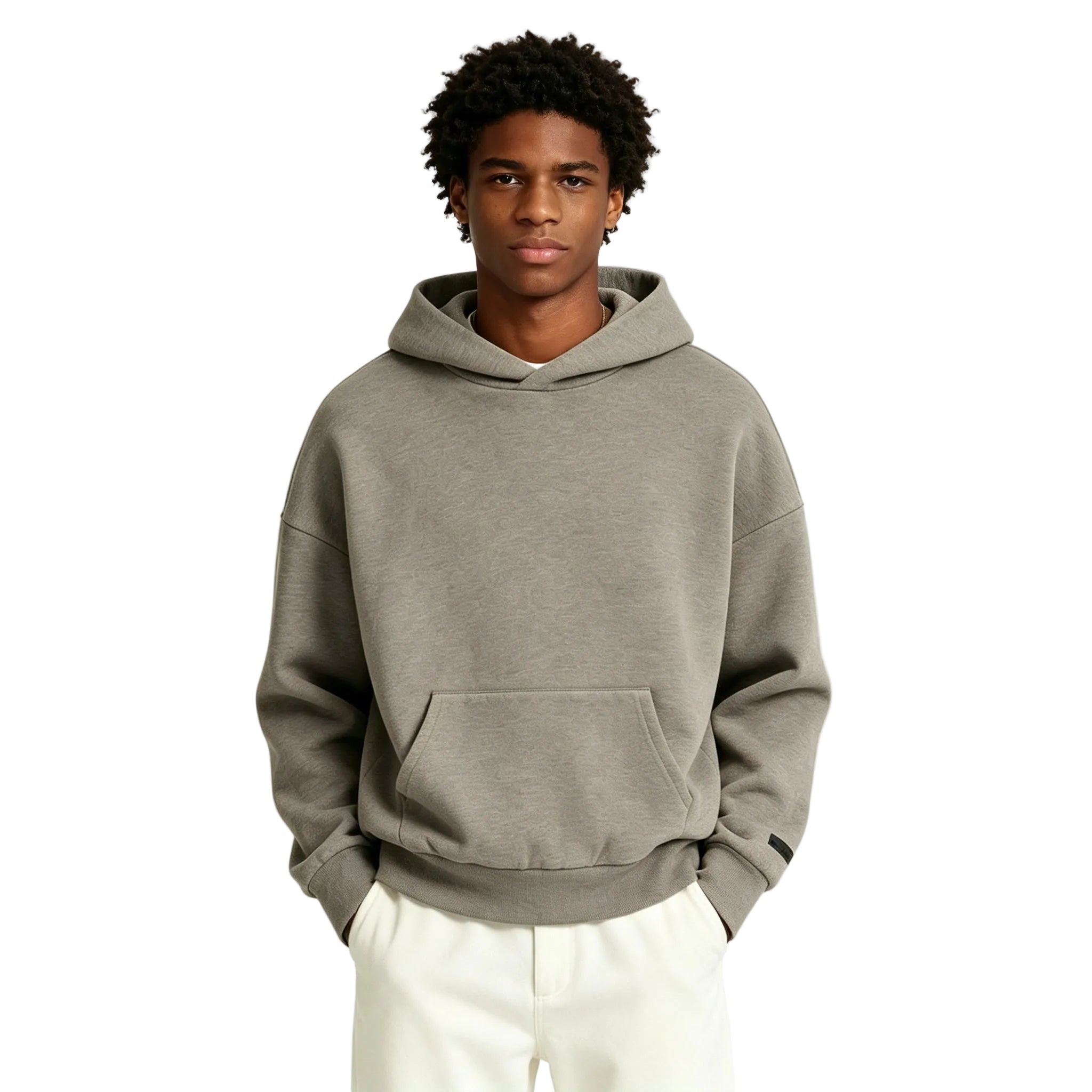 Fear of God Essentials Classic Fit Fleece Hoodie Homestead Heather - AFewVibe