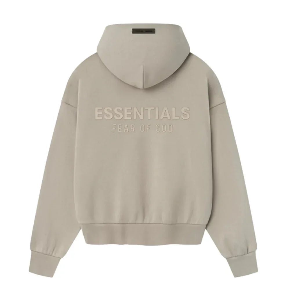Fear of God Essentials Classic Fleece Hoodie Timber - Afewvibe