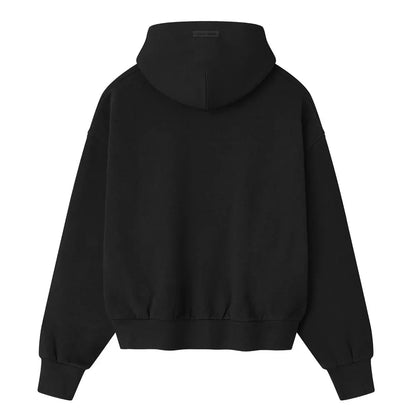 Fear of God Essentials Classic Fleece Hoodie Vintage Black - Afewvibe