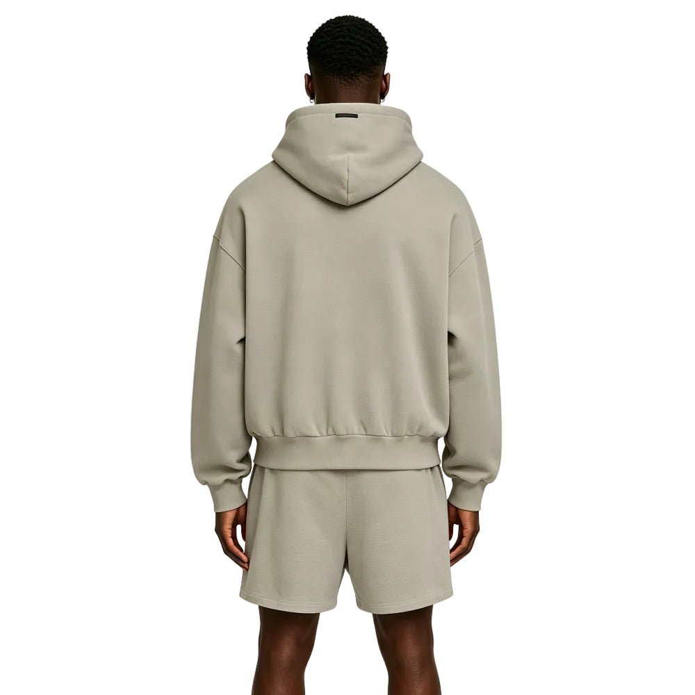 Fear of God Essentials Classic Fleece Sweatshort Homestead Heather - Afewvibe