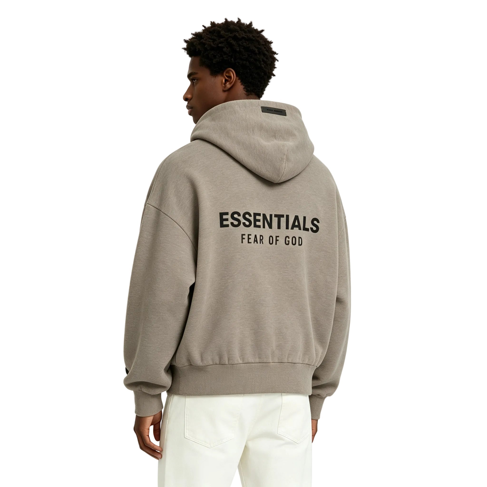 Fear of God Essentials Classic Full Zip-Up Hoodie Homestead