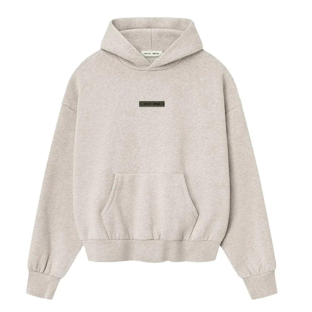 Fear of God Essentials Classic Hoodie Heather Stone - Afewvibe