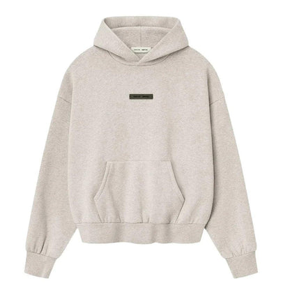Fear of God Essentials Classic Hoodie Heather Stone - Afewvibe