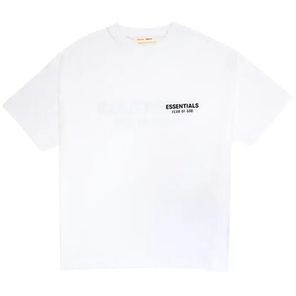 Fear of God Essentials Classic Short Sleeve Tee Bright White - Afewvibe
