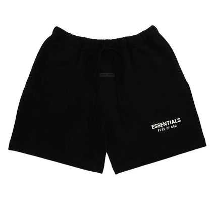 Fear of God Essentials Classic Sweatshort Jet Black - Afewvibe