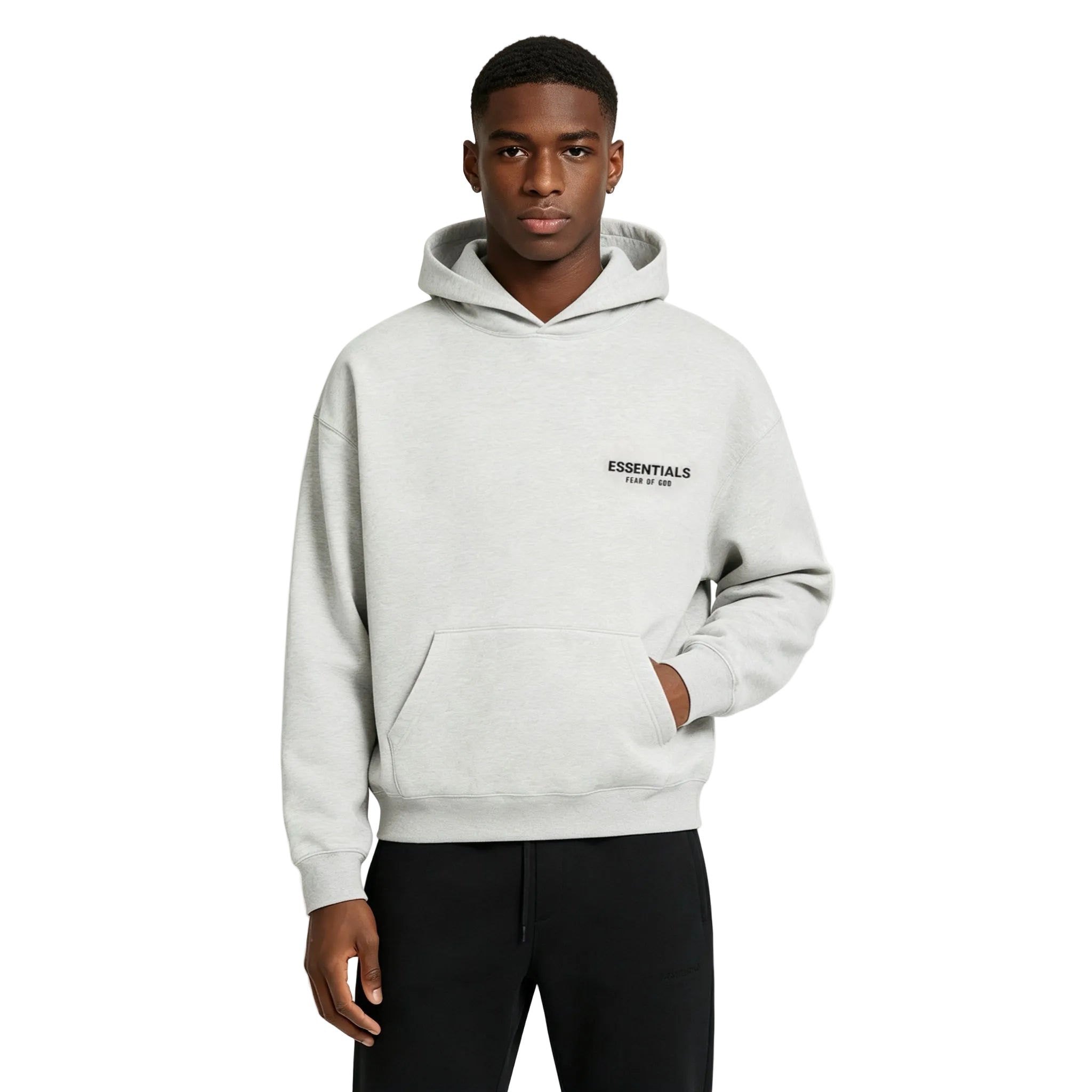 Fear of God Essentials Core Collection Hoodie Light Oatmeal - Afewvibe