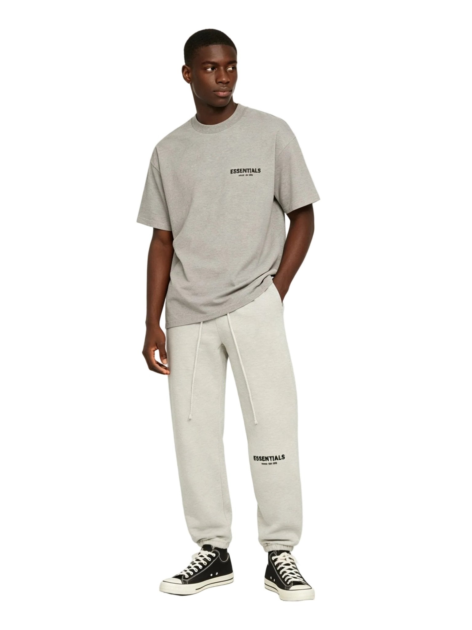 Fear of God Essentials Core Collection Sweatpants Light Oatmeal - Afewvibe