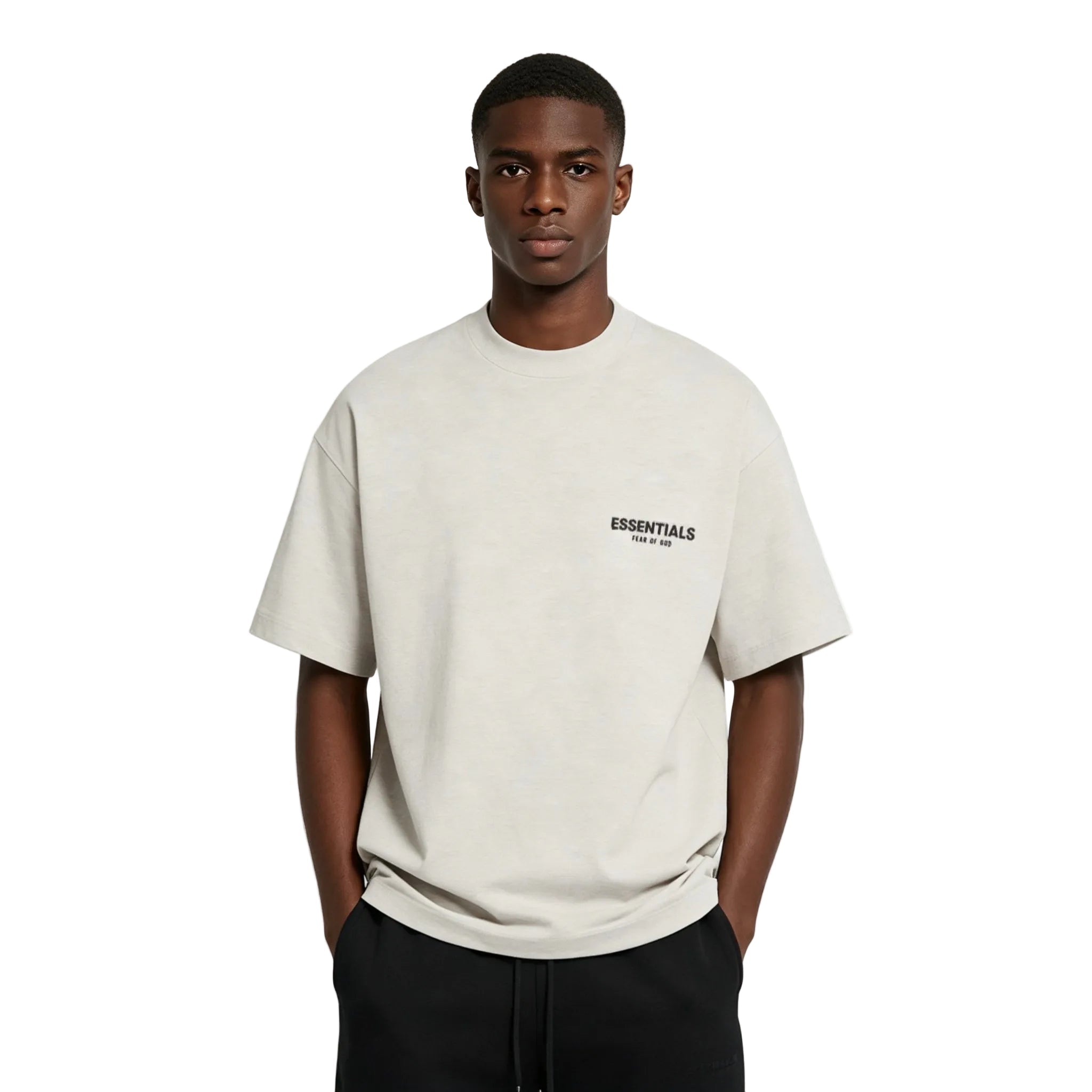 Fear of God Essentials Core Tee Light Oatmeal – AFewVibe