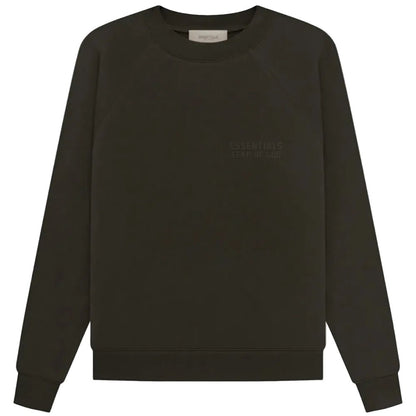 Fear of God Essentials Crewneck Off Black - AFewVibe