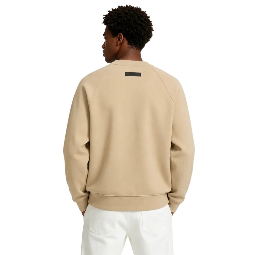 Fear of God Essentials Crewneck Sweatshirt Sand - AFewVibe