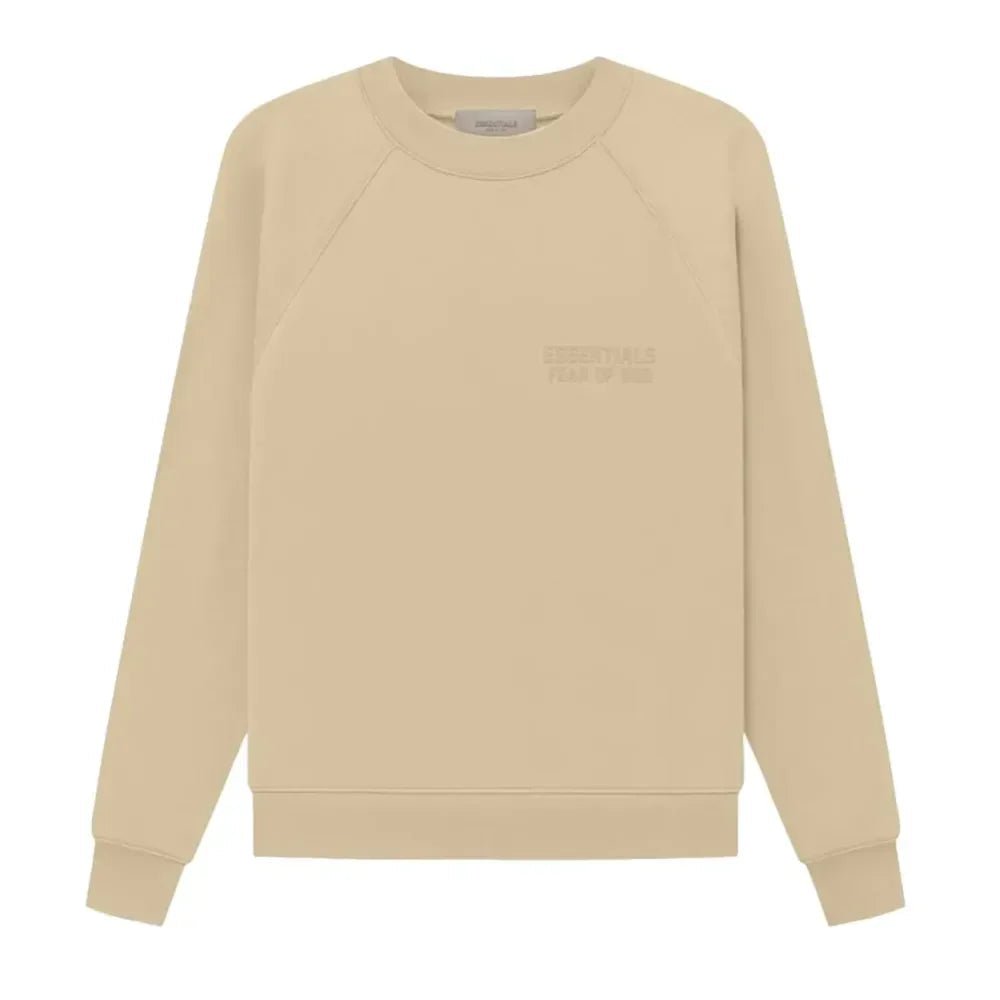 Fear of God Essentials Crewneck Sweatshirt Sand - Afewvibe