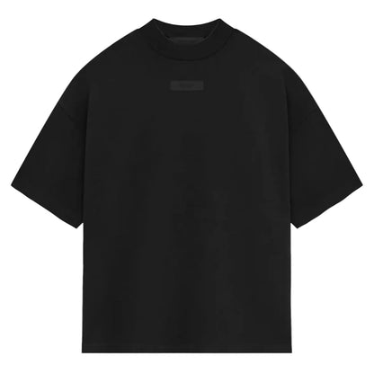 Fear of God Essentials Crewneck TShirt II Jet Black - AFewVibe