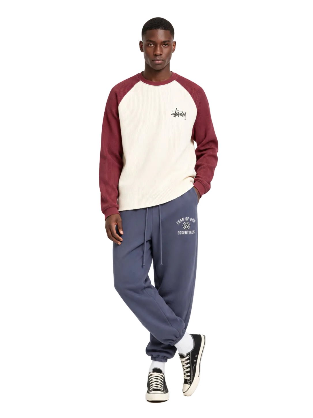 Fear of God Essentials Fleece Essential Sweatpant Marine - AFewVibe