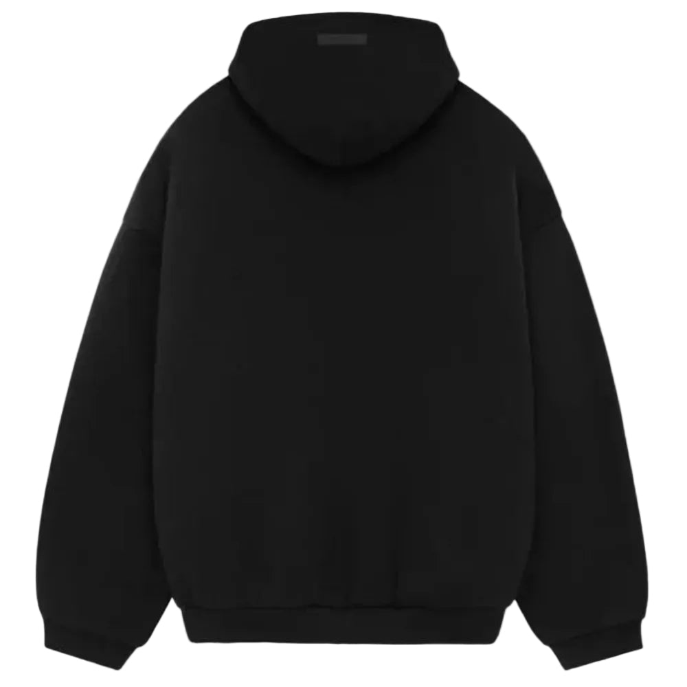 Fear Of God Essentials Fleece Hoodie Black FW24 - AFewVibe