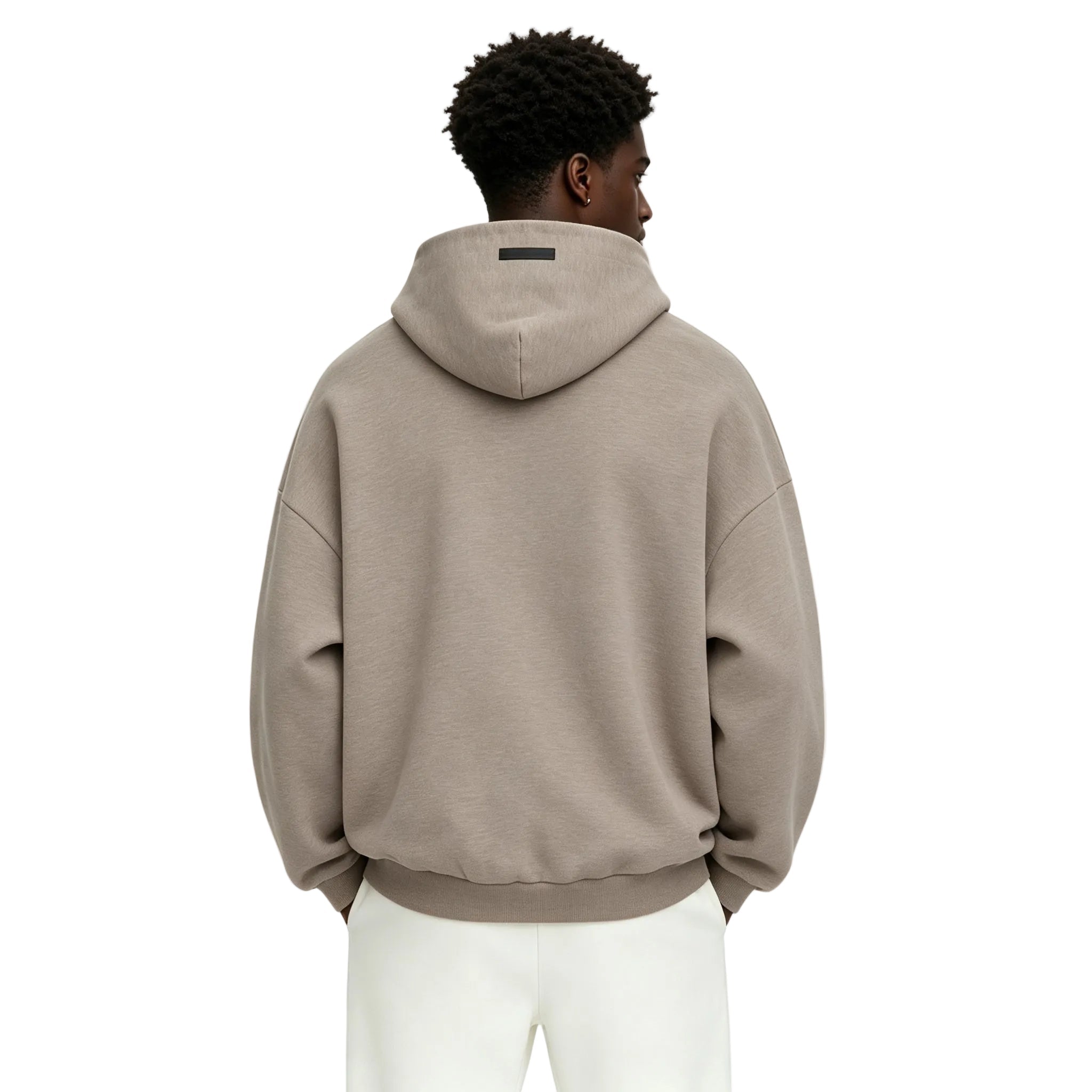 Fear of God Essentials Fleece Hoodie Heather Gray – AFewVibe