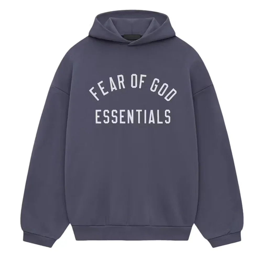 Fear of God Essentials Fleece Hoodie Marine – AFewVibe